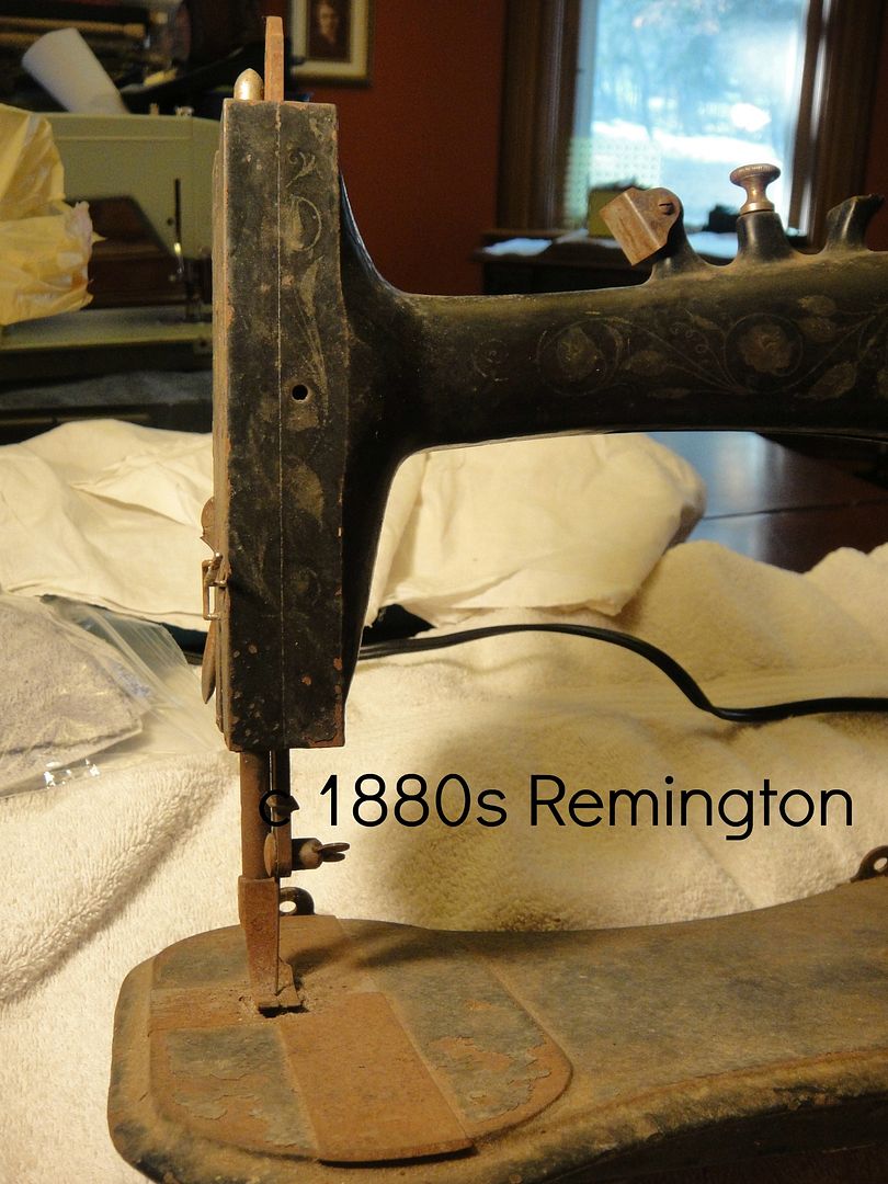 1893 Victorian Farmhouse Coming Home circa 1880s Remington Treadle